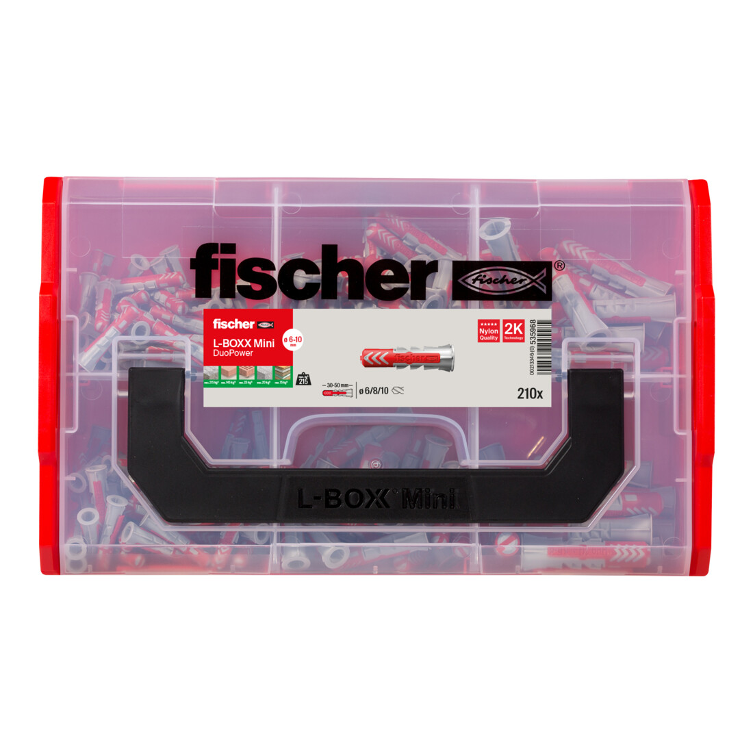 fischer L-Boxx mini DuoPower (210 Teile)