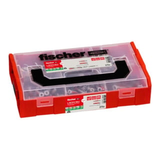 fischer L-Boxx mini DuoPower et DuoSeal + vis (275 pièces)