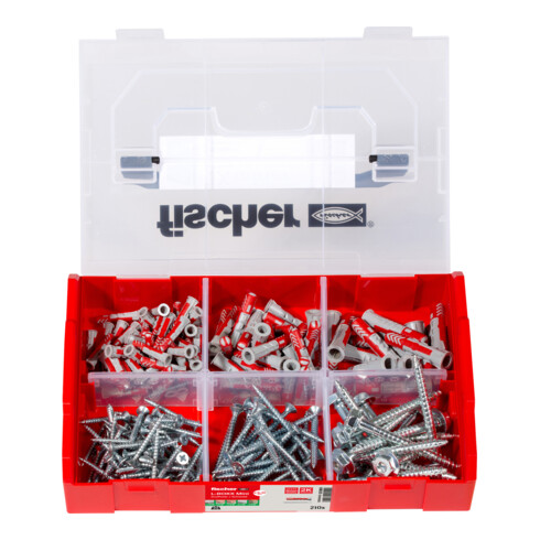 fischer L-Boxx mini DuoPower + Schraube (210 Teile)