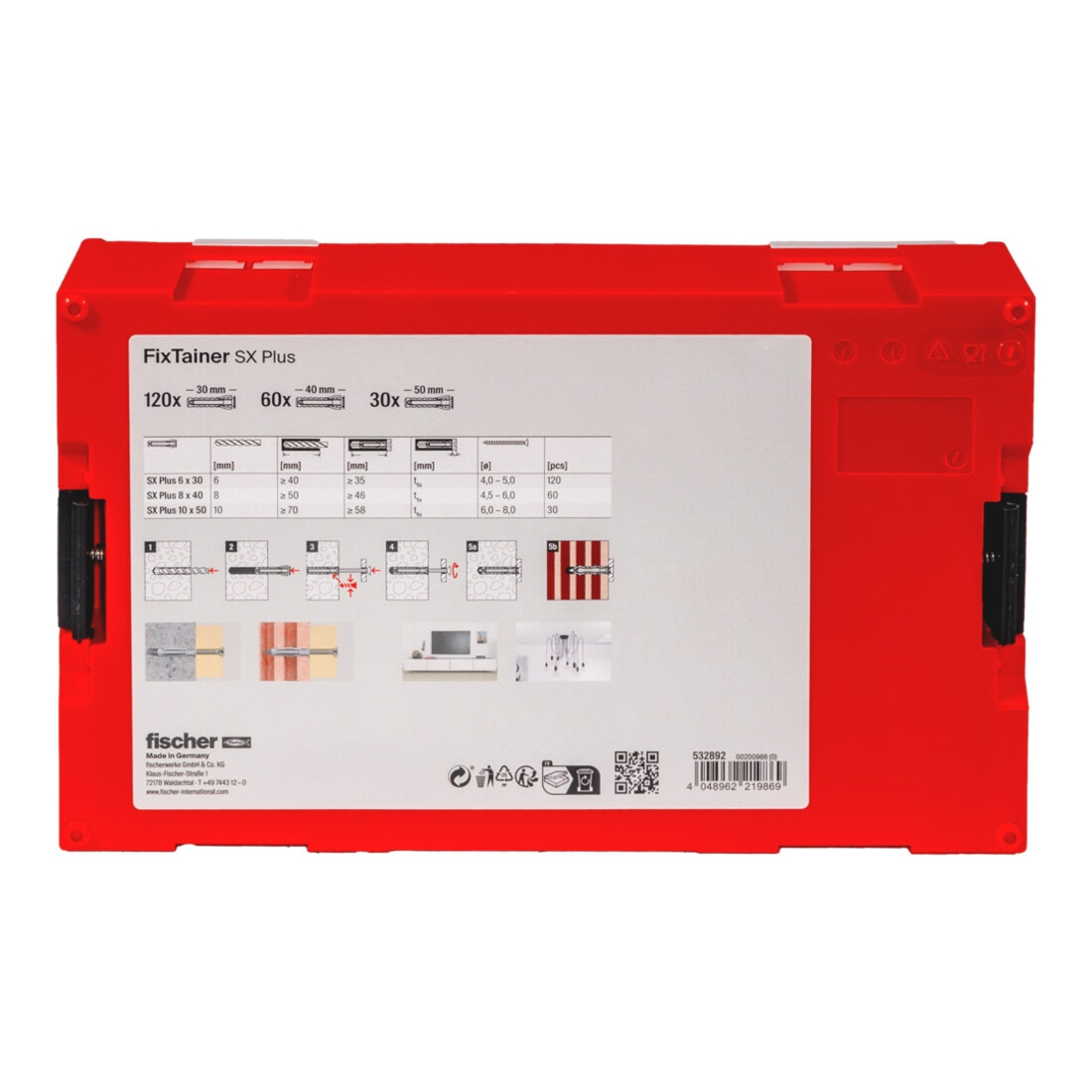 fischer L-Boxx mini SX Plus (210 Teile)