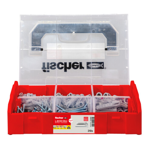 fischer L-Boxx mini SX Plus + Schraube (210 Teile)