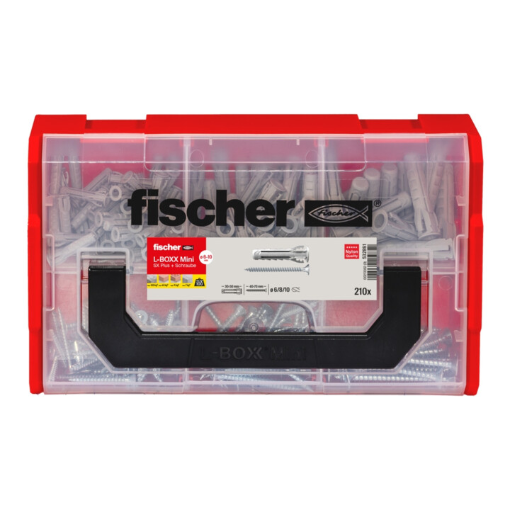 fischer L-Boxx mini SX Plus + Schraube (210 Teile)