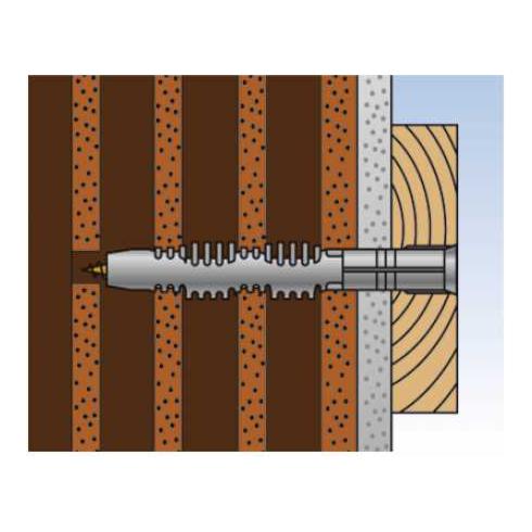fischer Langschaftdübel FUR mit Senkkopfschraube T 8 x 80 A4