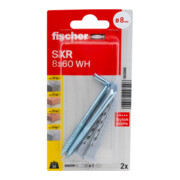 fischer Langschaftdübel SXR 8x60 WH K NV-2