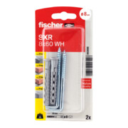 fischer Langschaftdübel SXR 8x60 WH K NV-5