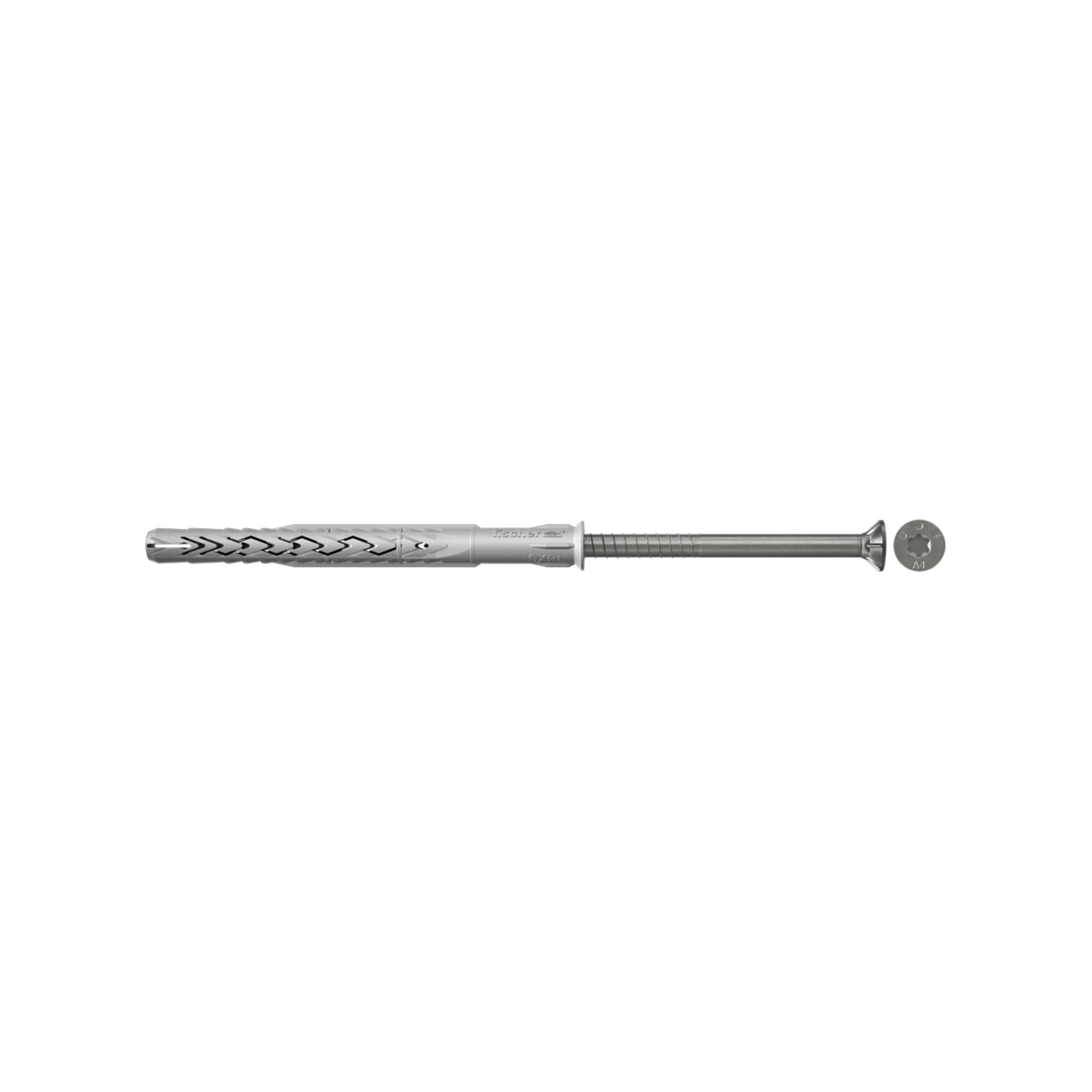fischer Langschaftdübel SXRL mit Senkkopfschraube 10x80 T A4