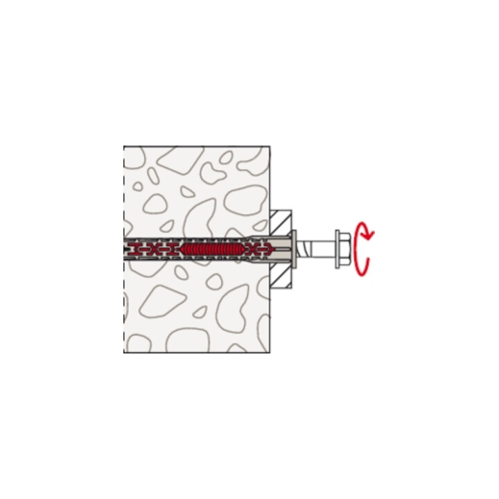 fischer Langschaftsdübel DuoXpand 10x100 FUS R