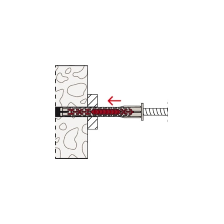 fischer Langschaftsdübel DuoXpand 10x80 FUS