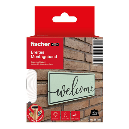 fischer Large bande de montage