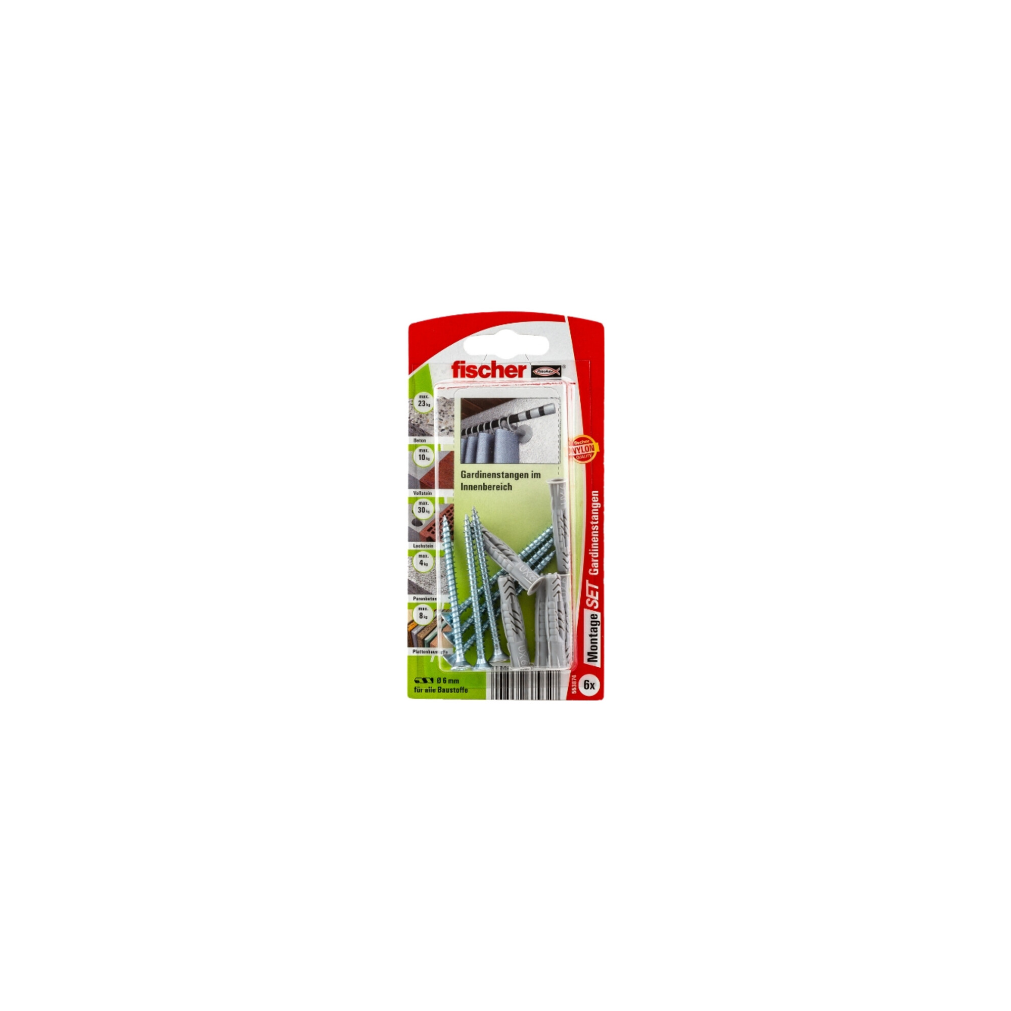 fischer M-Set Gardinenstangen K