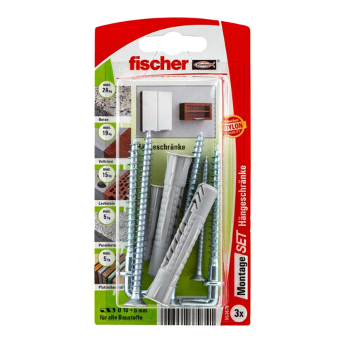 fischer M-Set Hängeschränke K