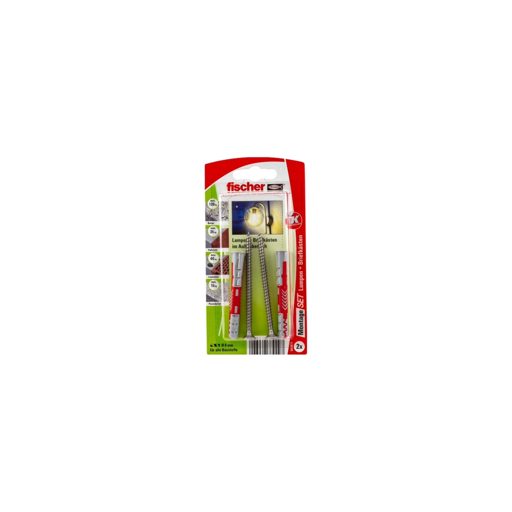 fischer M-Set Lampen Briefkästen Außenbereich K