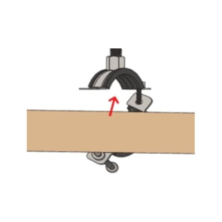 fischer Massivrohrschelle FRSM 177-183 M10/M12