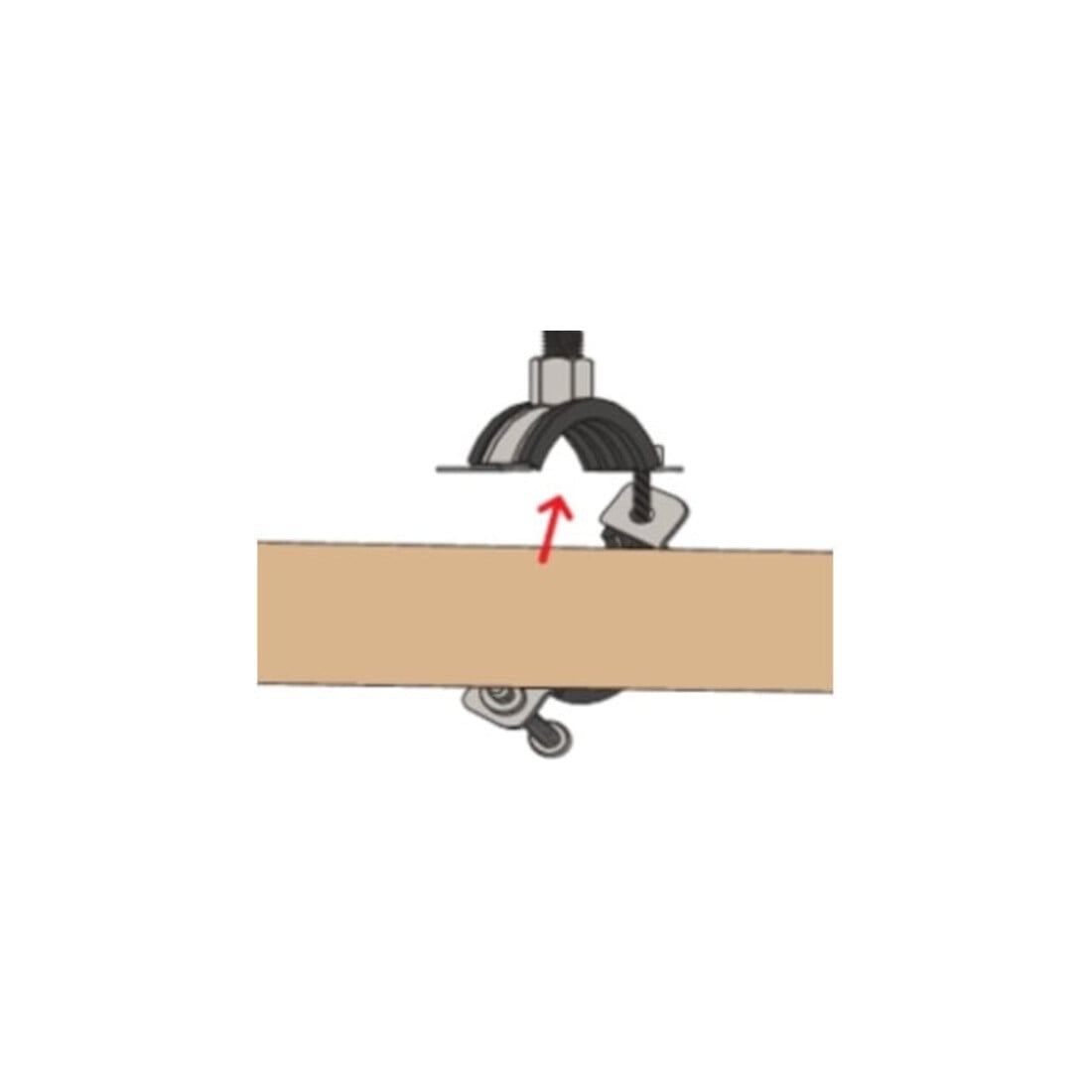 fischer Massivrohrschelle FRSM 177-183 M10/M12