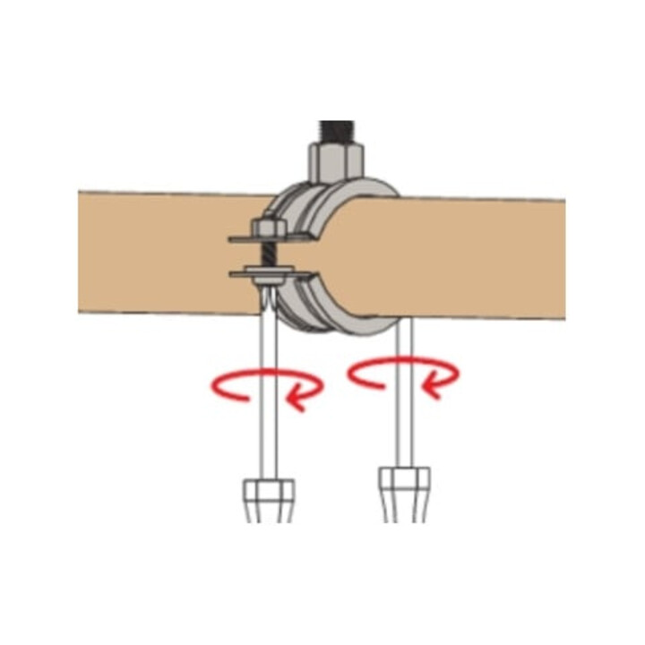 fischer Massivrohrschelle FRSM 177-183 M10/M12
