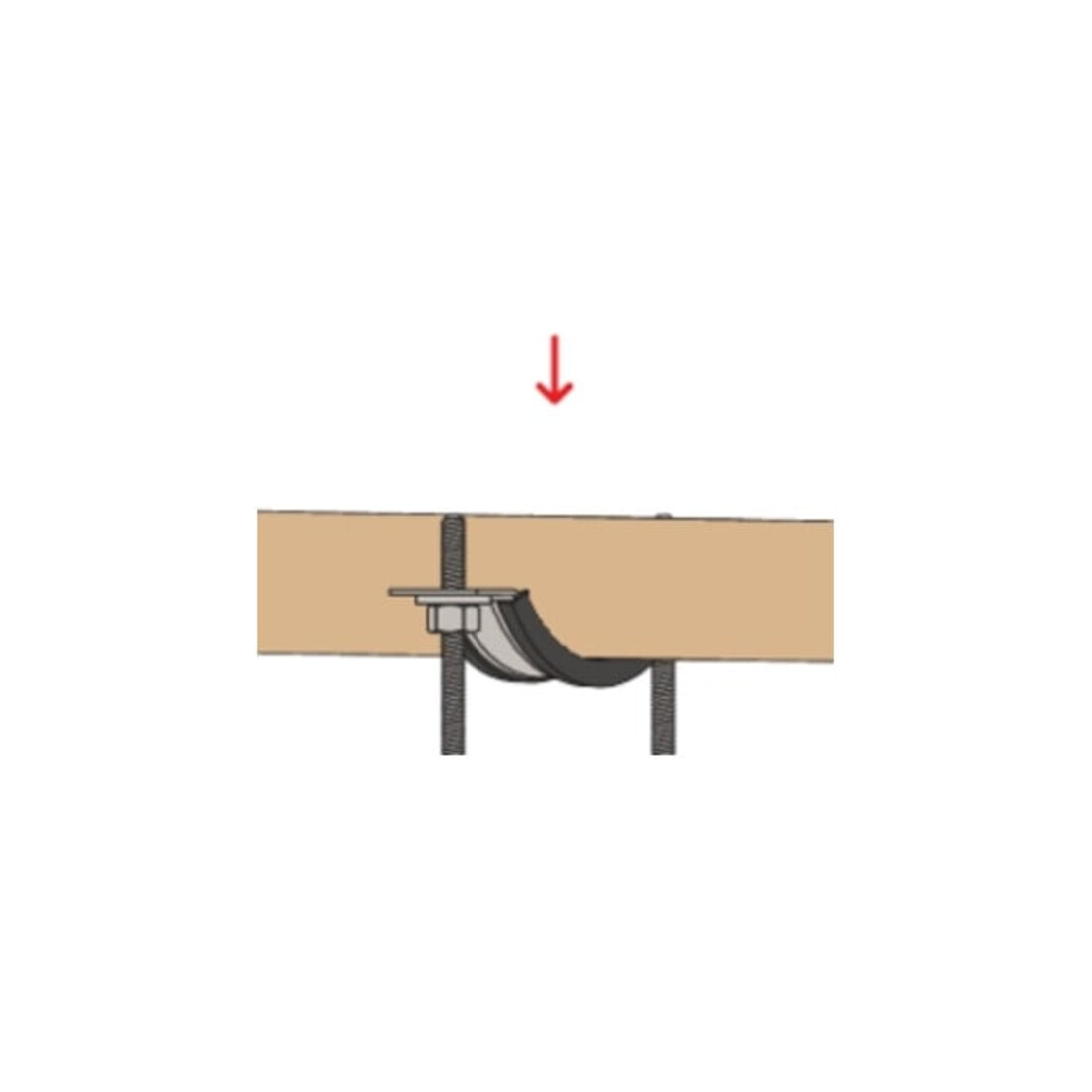 fischer Massivrohrschelle FRSM 177-183 M10/M12