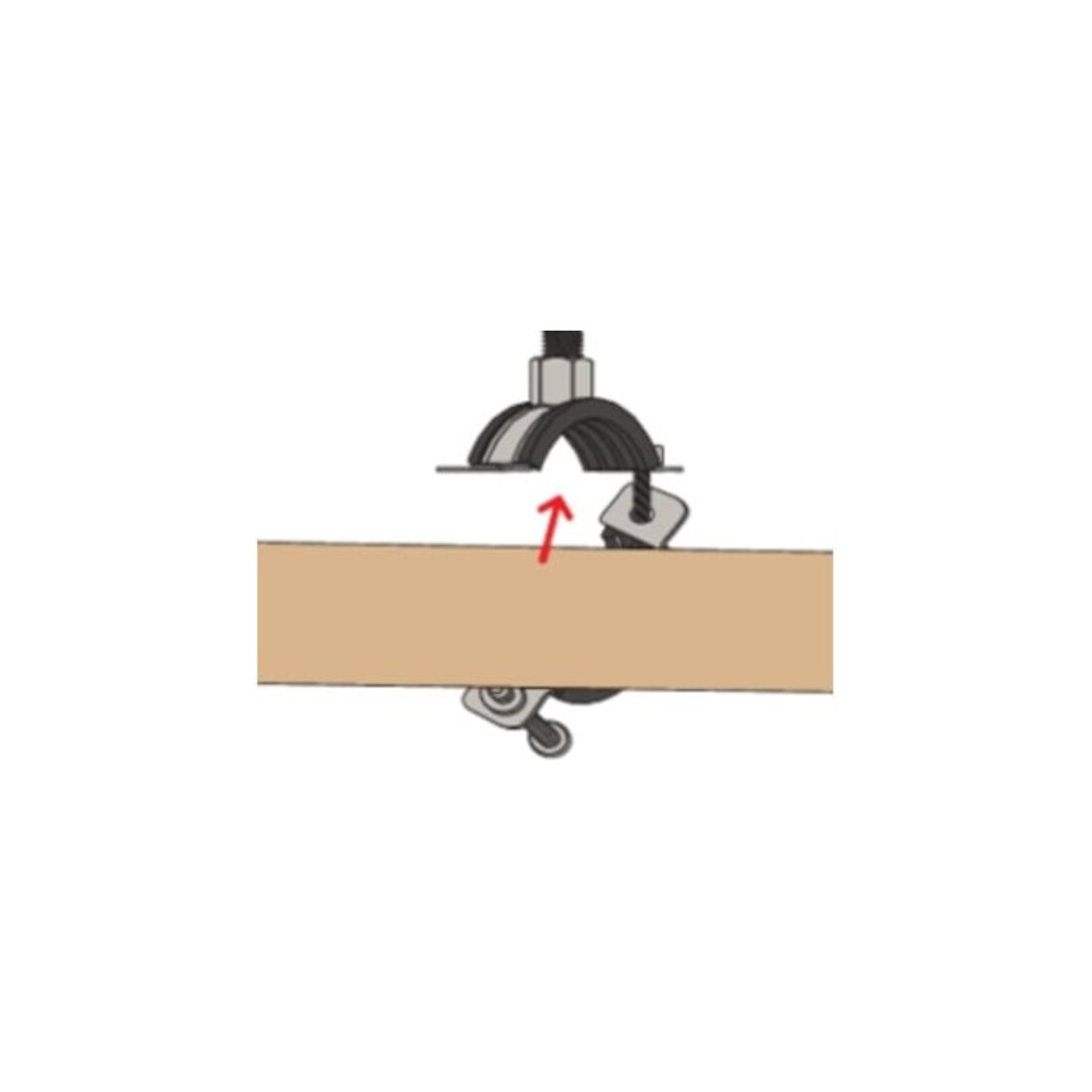 fischer Massivrohrschelle FRSM 177-183 M10/M12