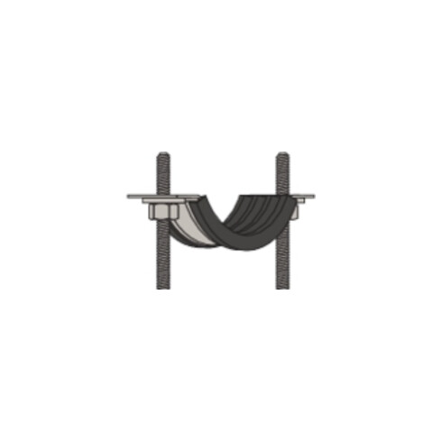 fischer Massivrohrschelle FRSM 79-85 M10/M12