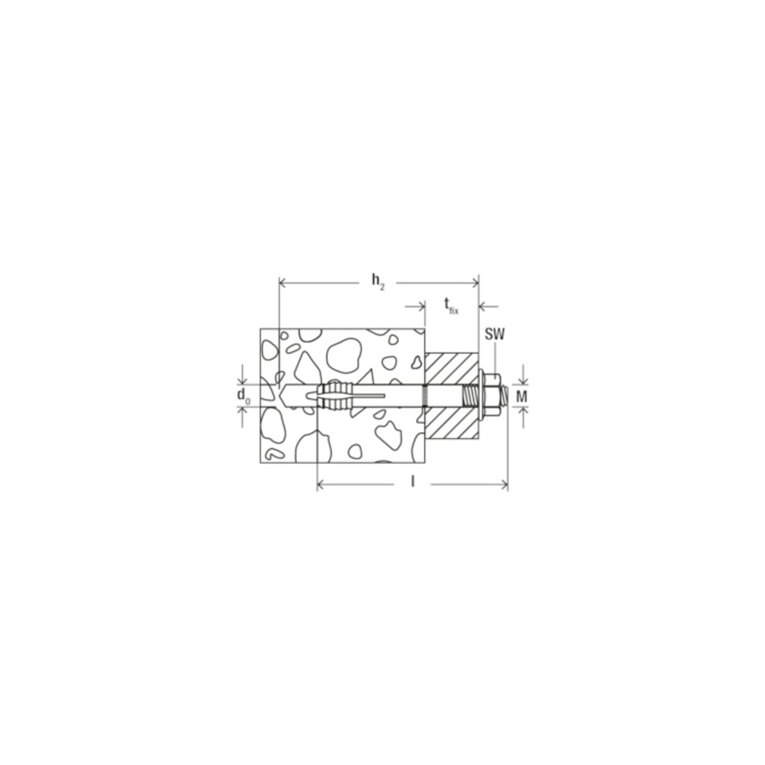 fischer Mauerschraube MR 12