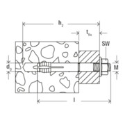 fischer Mauerschraube MR 8-2