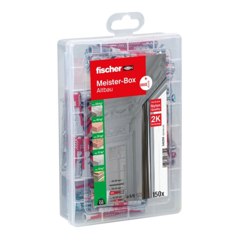 fischer Meister-Box Altbau + Schrauben (150 Teile)