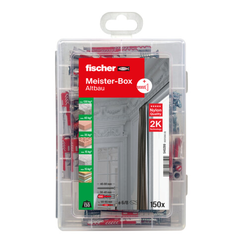 fischer Meister-Box Altbau + Schrauben (150 Teile)