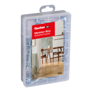 fischer Meister-Box Dübelschrauben (112 Teile)