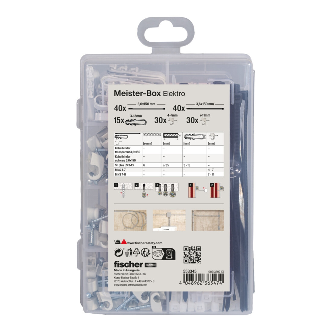 fischer Meister-Box Électrique (155 pièces)