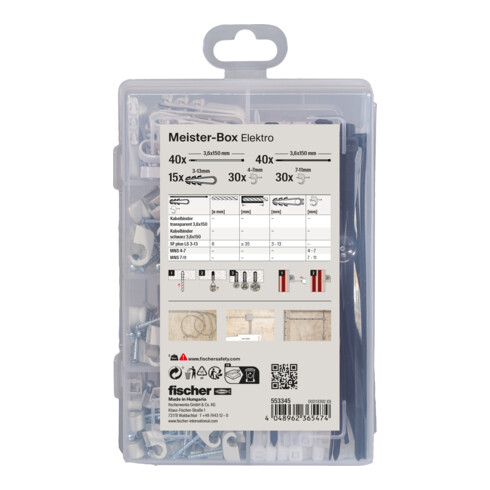 fischer Meister-Box Électrique (155 pièces)