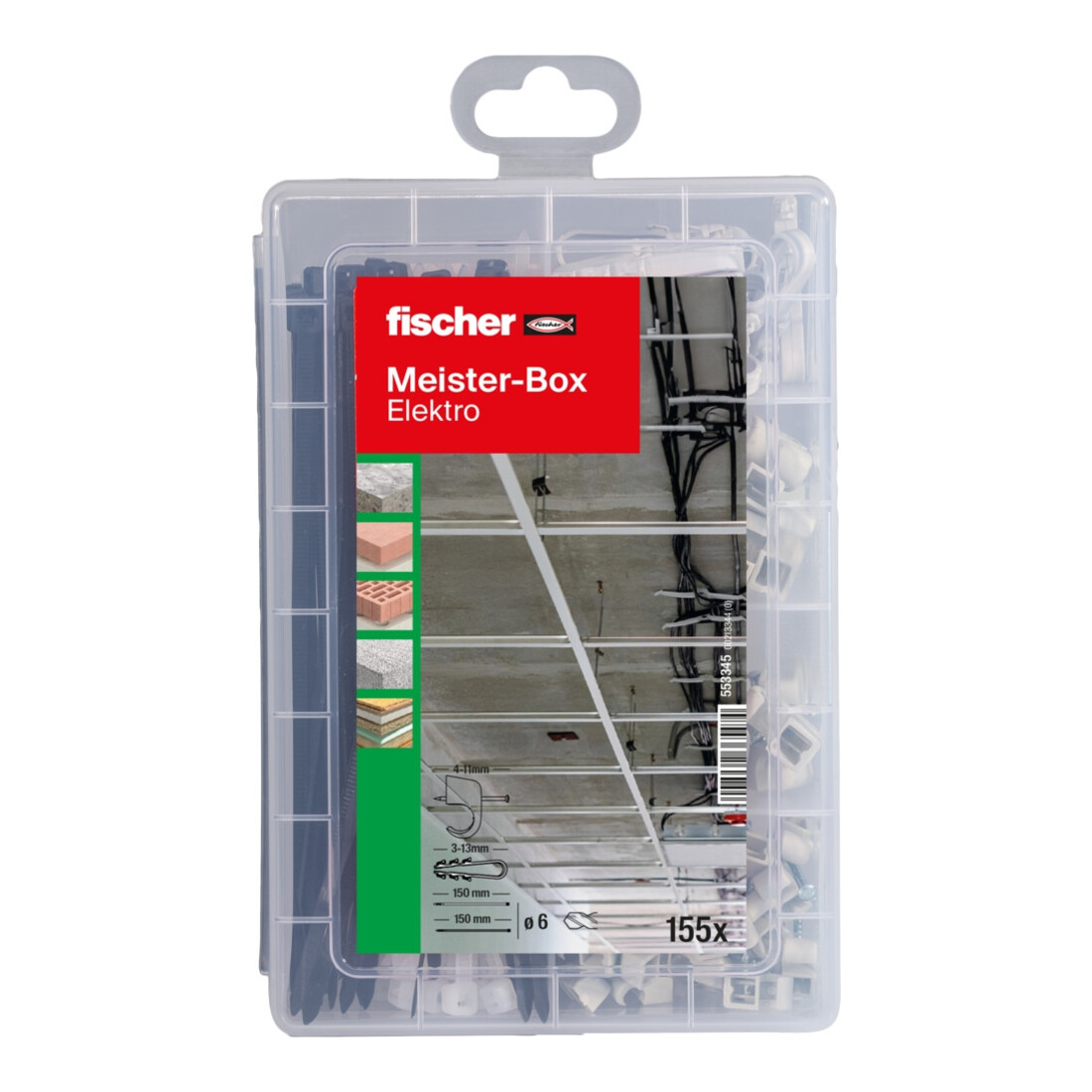 fischer Meister-Box Elektro (155 Teile)