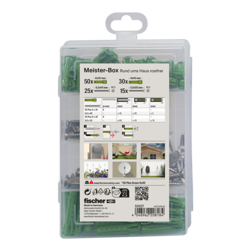 fischer Meister-Box greenline SX + A2 screw