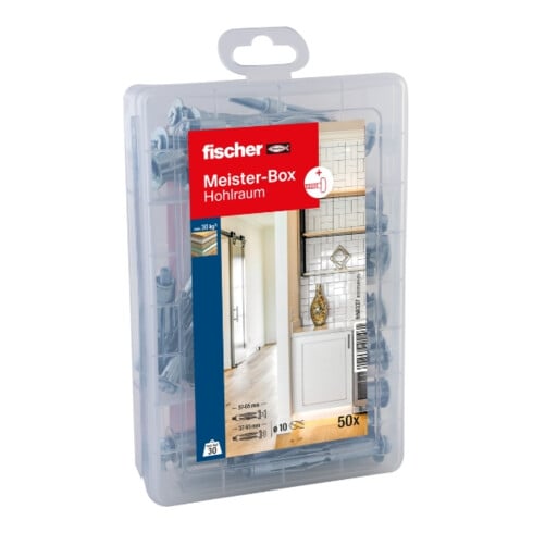 fischer Meister-Box Hohlraum + Schraube (50 Teile)