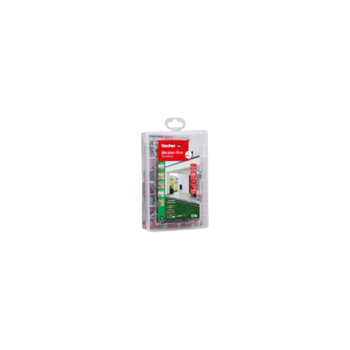 fischer Meister-Box Outdoor + vis (130 pièces)