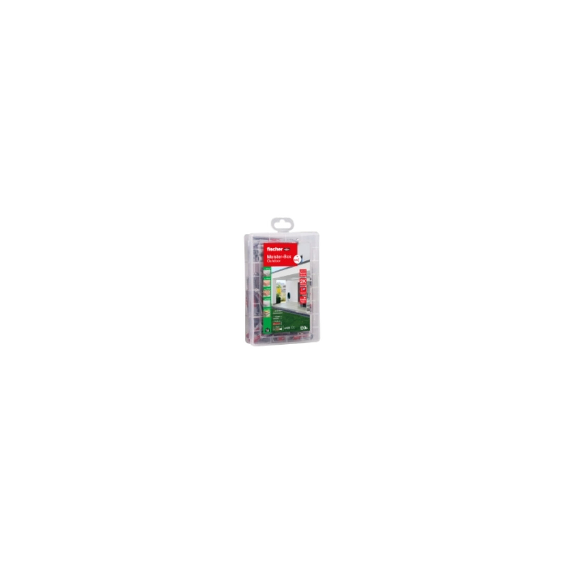 fischer Meister-Box Outdoor + vis (130 pièces)
