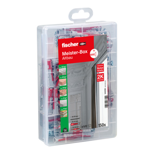 fischer Meister-Box Rénovation + Vis (150 pièces)