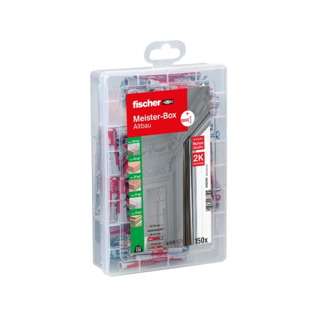 fischer Meister-Box Rénovation + Vis (150 pièces)