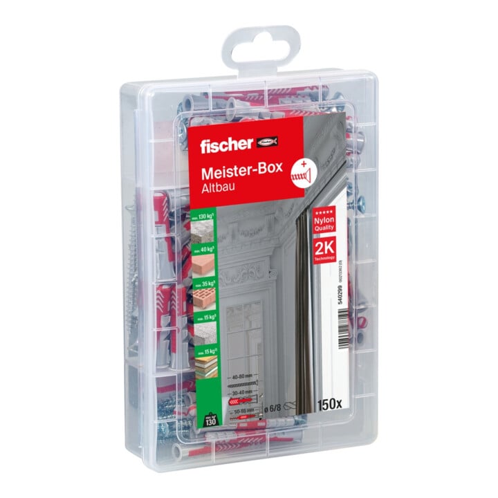 fischer Meister-Box Rénovation + Vis (150 pièces)