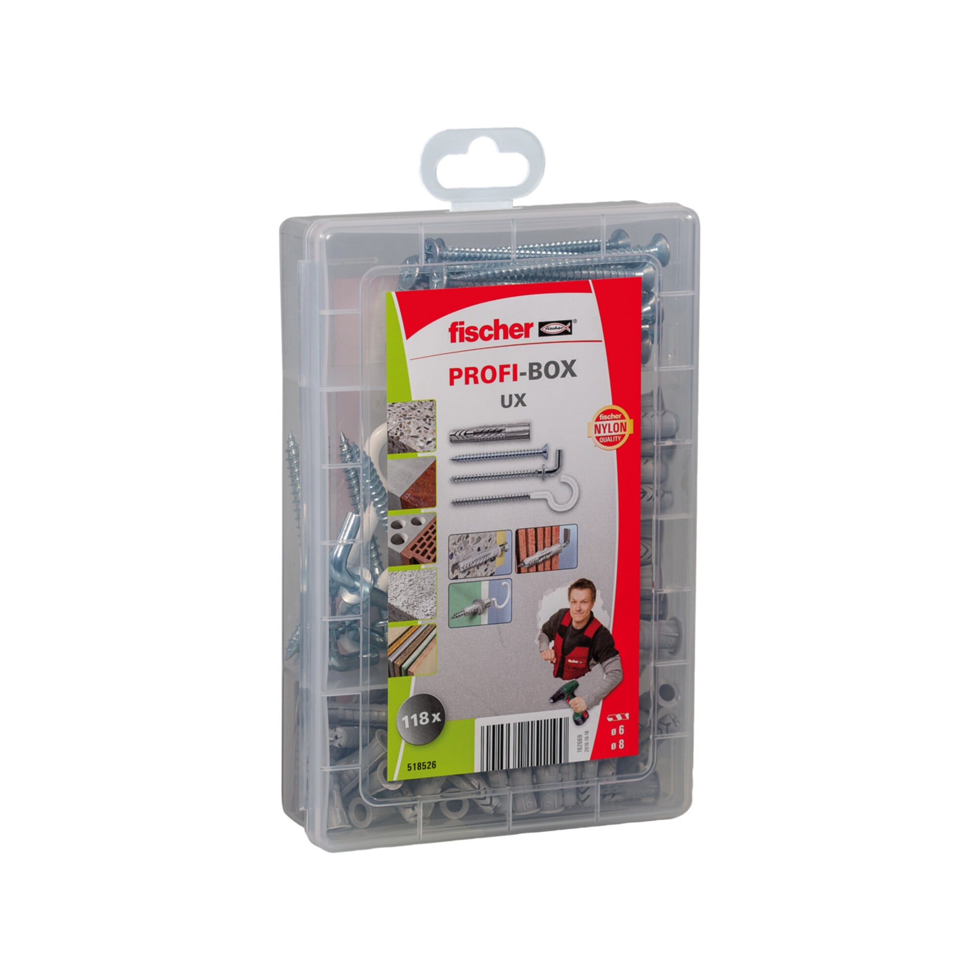 fischer Meister-Box UX + Screw + Hook (NV)