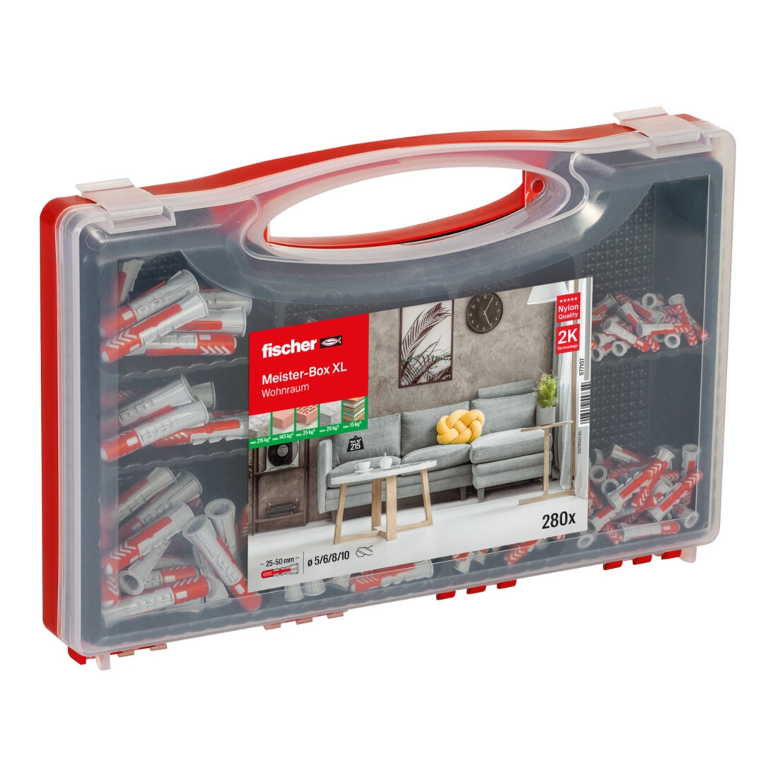 fischer Meister-Box XL Espace de vie (280 pièces)