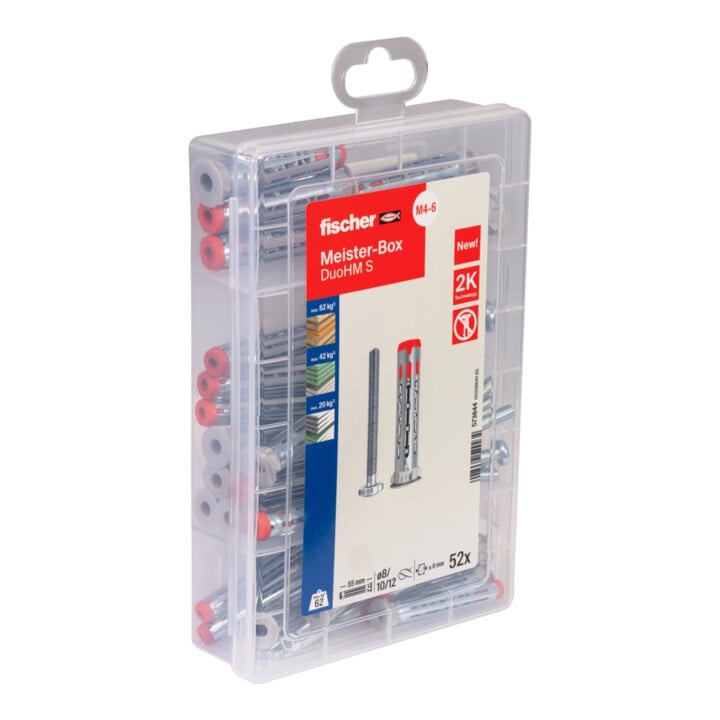 fischer Meisterbox mit Hohlraumdübel DuoHM TX 52-tlg.