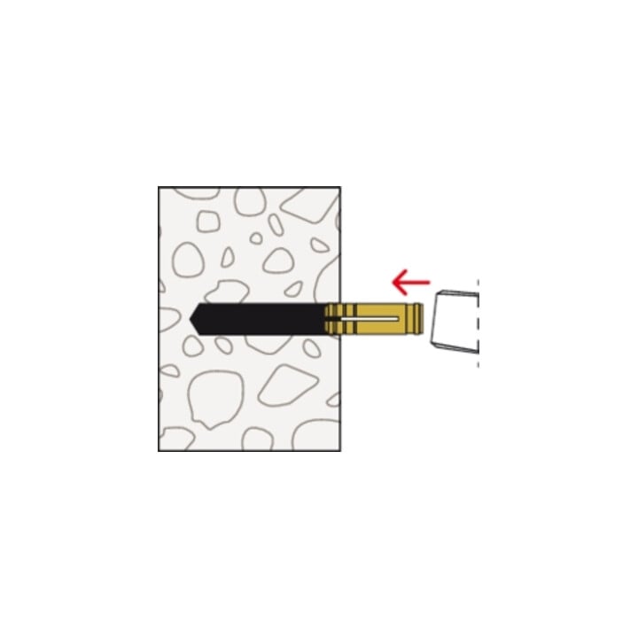 fischer Messingdübel MS 12x37
