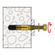 fischer Messingdübel MS 12x37