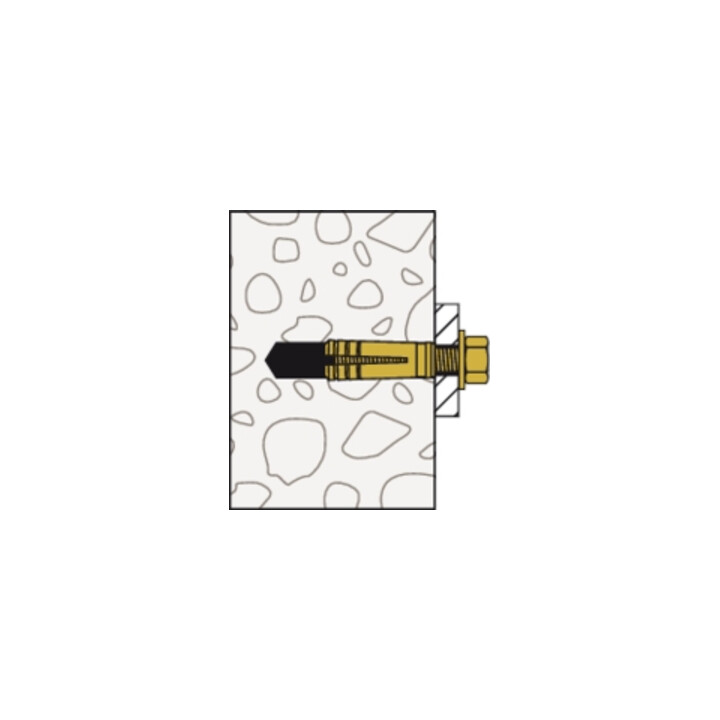 fischer Messingdübel MS 12x37