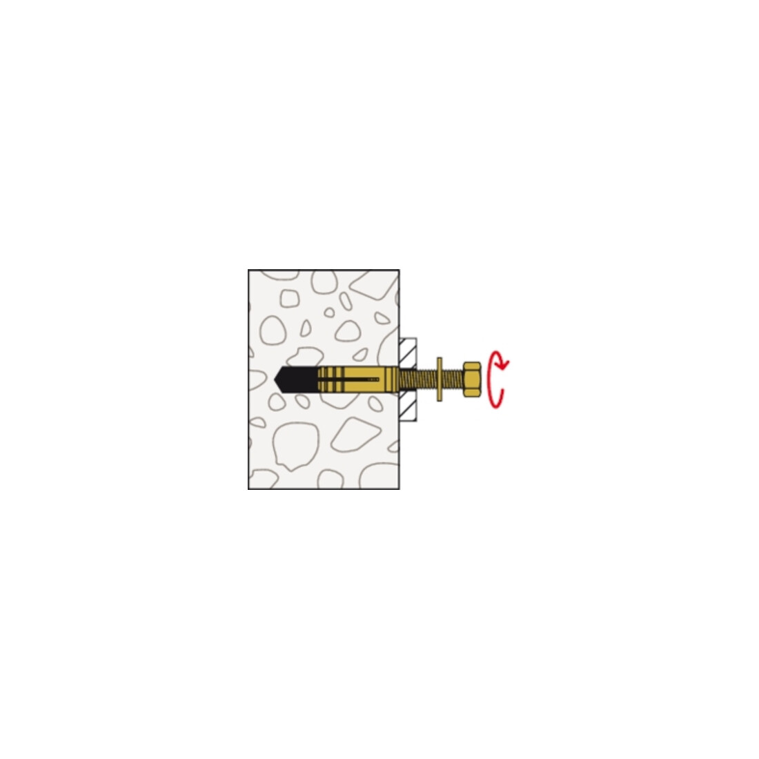 fischer Messing plug MS