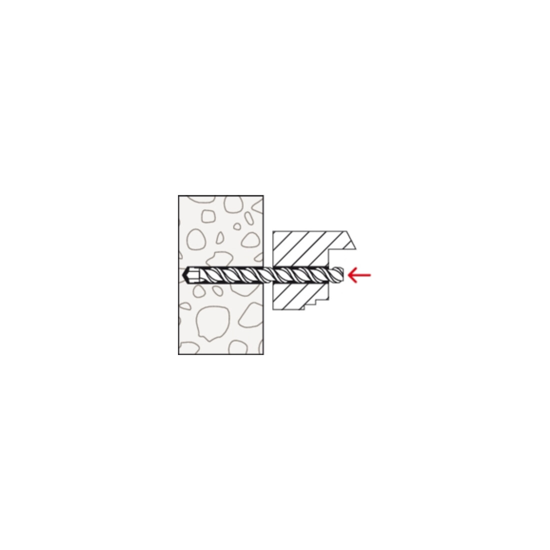 fischer Metallrahmendübel F M mit Senkkopfschraube PZ