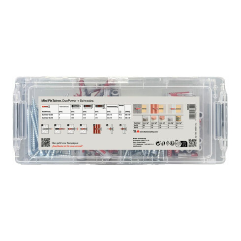 fischer MiniFixTainer DuoPower + S „Klopp Signature“ Aktionsbox