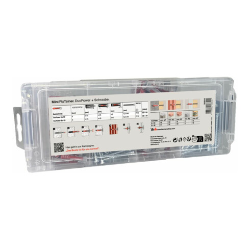 fischer MiniFixTainer DuoPower + S „Klopp Signature“ Aktionsbox