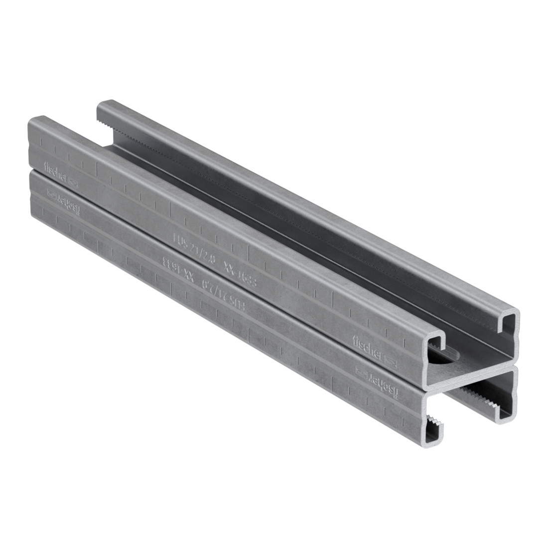 fischer montagerail FUS 21D/2,0 - 6 m thermisch verzinkt