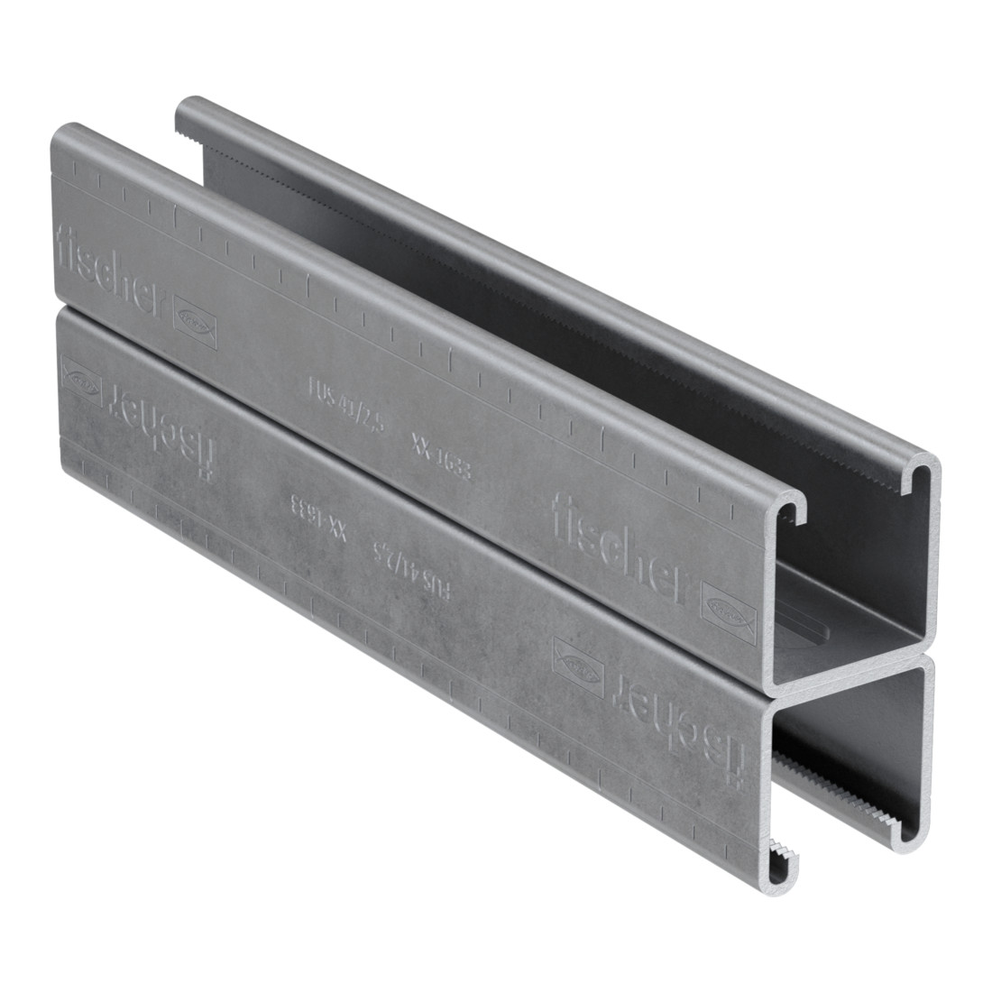 fischer montagerail FUS 41D/2,5 - 6 m thermisch verzinkt
