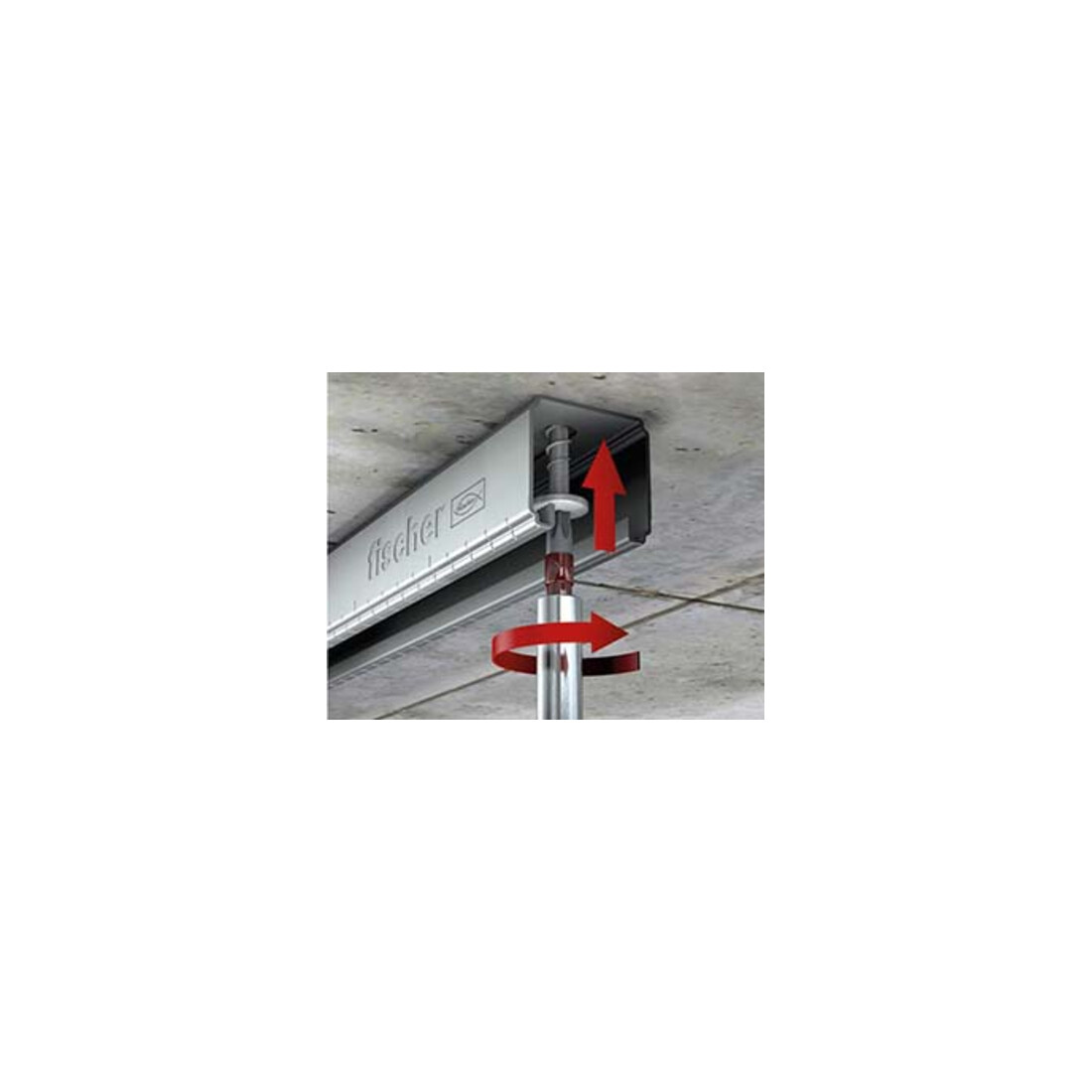 fischer Montageschiene FLS 17/1.0 - 2m